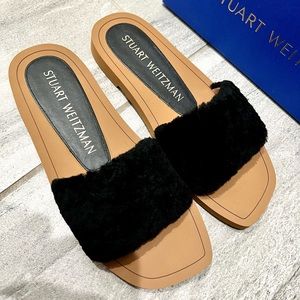🖤💙 Nearly New 💙🖤 Auth Stuart Weitzman Slide Sandal - Size 7.5
